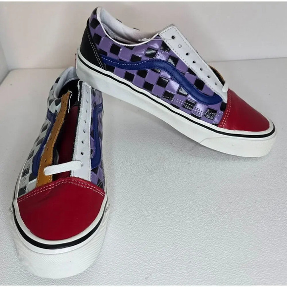 Vans Old Skool 36 DX Anaheim Factory Leather Checkerboard Shoes New Men’s 7.5 - Picture 1 of 10